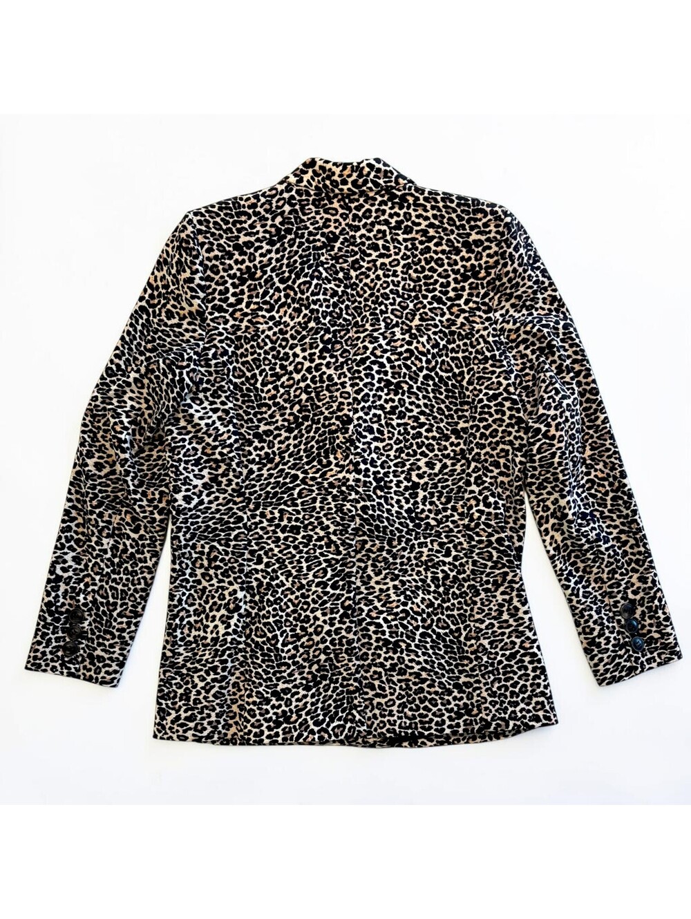 Anine Bing Madeleine Leopard Print Double Breasted Blazer S - Picture 6 of 6